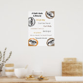 ナマケモノのグループから多様性を守るナマケモノのガイド ポスター (キッチン)