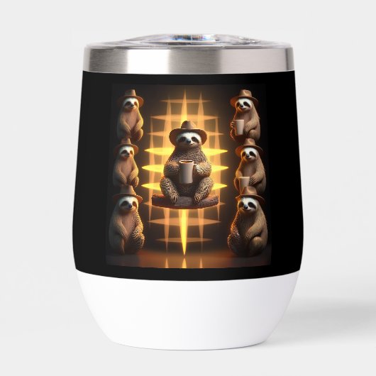 ナマケモノのコーヒーを飲むグループ (正面)