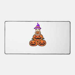 ナマケモノのハロウィン プレミアムTシャツ デスクマット