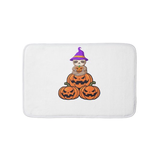 ナマケモノのハロウィン プレミアムTシャツ バスマット (正面)