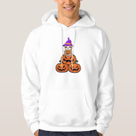 ナマケモノのハロウィン プレミアムTシャツ パーカ (正面)
