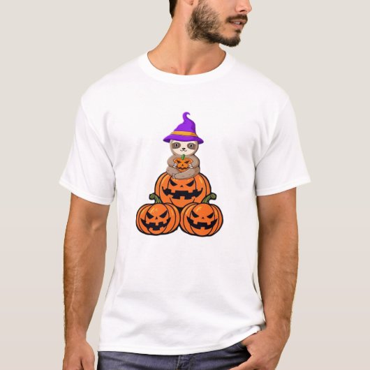 ナマケモノのハロウィン プレミアムTシャツ Tシャツ (正面)