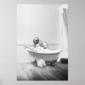 ナマケモノのバスルーム ポスター (正面)