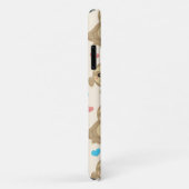 ナマケモノのパターン，かわいいナマケモノ，ハート Case-Mate iPhoneケース (裏面/右)