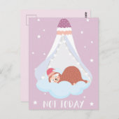 ナマケモノのポストカード ポストカード (正面/裏面)