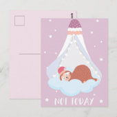 ナマケモノのポストカード ポストカード (正面/裏面)