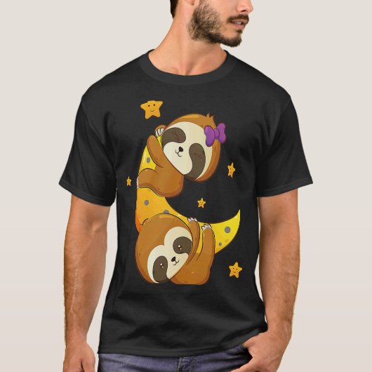 ナマケモノの兄弟姉妹 Tシャツ (正面)