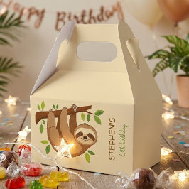ナマケモノの子供の誕生日をお祝いしよう フェイバーボックス