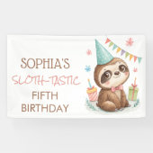 ナマケモノの子供の誕生日 横断幕 (横)