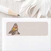 ナマケモノの背景 ラベル (インサイチュ)