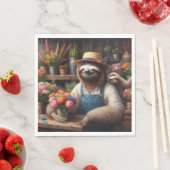 ナマケモノの花屋 スタンダードランチョンナプキン (インサイチュ)