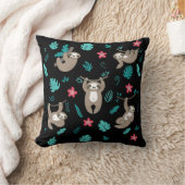 ナマケモノの装飾用クッションおもしろい、ナマケモノの恋人たちへの贈り物。 クッション (ブランケット)