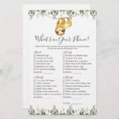 ナマケモノの赤ちゃんシャワーあなたの電話の何 (正面/裏面)