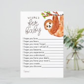 ナマケモノの赤ちゃんシャワーゲームベビーゲーム (スタンド正面)