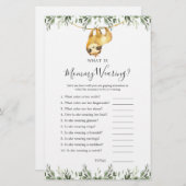 ナマケモノの赤ちゃんシャワーママが着ているもの (正面/裏面)