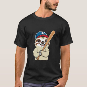ナマケモノの野球選手 Tシャツ