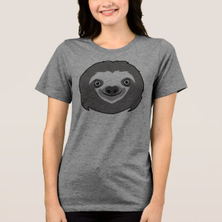 ナマケモノの顔 トライブレンドTシャツ