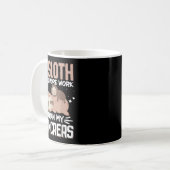 ナマケモノは私の膵臓より働く_1 コーヒーマグカップ (正面左)
