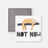 ナマケモノを気にしない マグネット (正面/裏面)