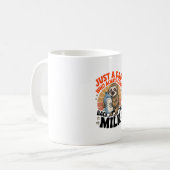 ナマケモノを着た父の日tシャツ コーヒーマグカップ (正面左)