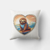 ナマケモノサーフィン クッション (裏面)