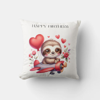 ナマケモノパイロット 誕生日 クッション
