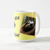 ナマケモノユニークだ。 コーヒーマグカップ (正面右)