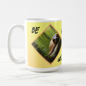 ナマケモノユニークだ。 コーヒーマグカップ (左)