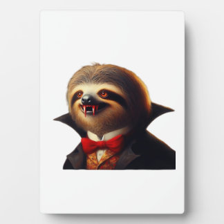 ナマケモノヴァンパイアクラシックTシャツ フォトプラーク