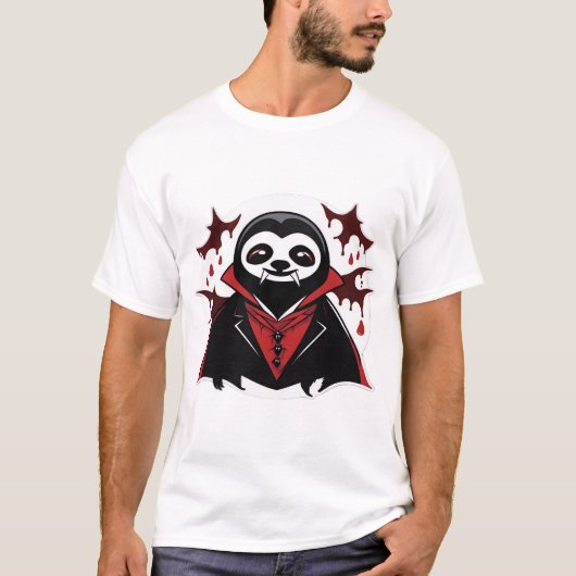 ナマケモノ吸血鬼クラシックTシャツ_1 Tシャツ (正面)
