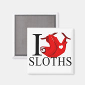 ナマケモノ大好き マグネット (正面/裏面)