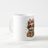 ナマケモノ女子 コーヒー好き コーヒーマグカップ (正面左)