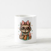 ナマケモノ女子 コーヒー好き コーヒーマグカップ (中央)
