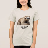 ナマケモノ好き女子 トライブレンドTシャツ (正面)