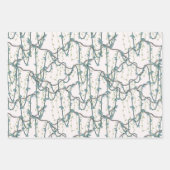 ナマケモノ熱帯花 ラッピングペーパーシート (正面2)