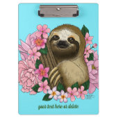 ナマケモノ色の花 クリップボード (正面)