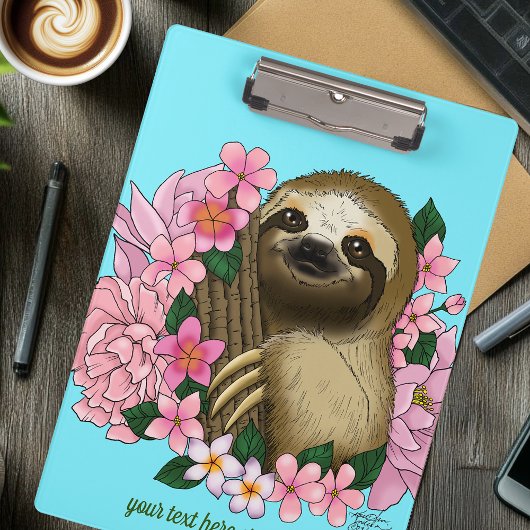 ナマケモノ色の花 クリップボード
