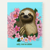 ナマケモノ色の花 プランナー手帳 (裏面)