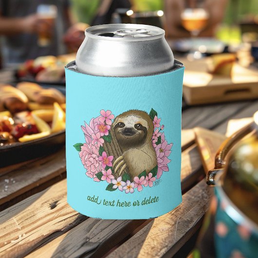 ナマケモノ色の花 缶クーラー