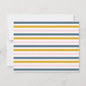 ナマケモノ虹色文房具セット ノートカード (裏面)