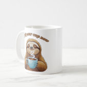 ナマケモノ - カップを今すぐリフィルしよう コーヒーマグカップ (正面左)