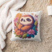 ナマケモノ クッション (ブランケット)