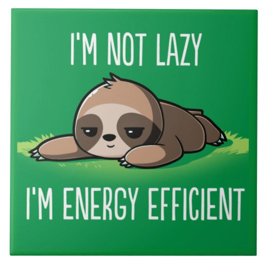 ナマケモノ タイル (正面)