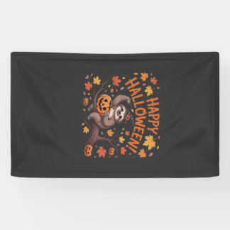 ナマケモノ ハロウィン デー オーバーサイズ T シャツ 横断幕