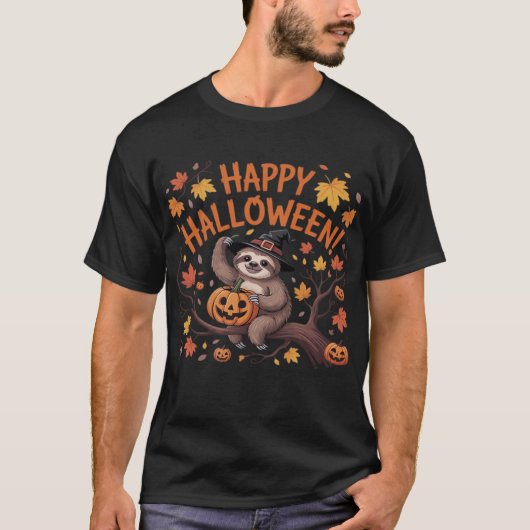 ナマケモノ ハロウィン デー クラシック T シャツ (正面)