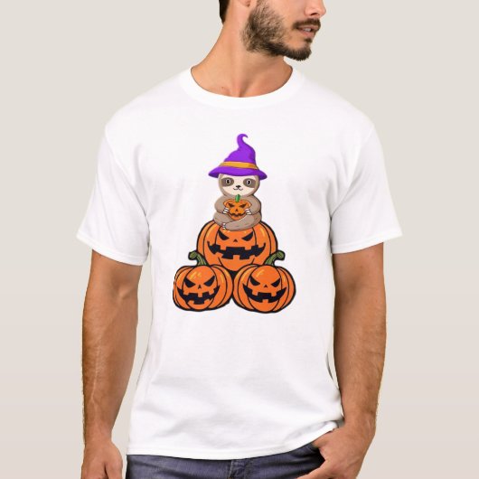 ナマケモノ ハロウィン プレミアムTシャツ Tシャツ (正面)