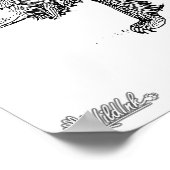 ナマケモノ ポスター (角)