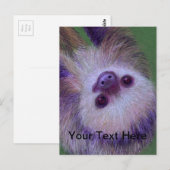 ナマケモノ ポストカード (正面/裏面)