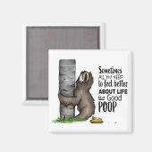 ナマケモノ マグネット (正面/裏面)