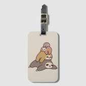 ナマケモノ ラゲッジタグ (正面縦)